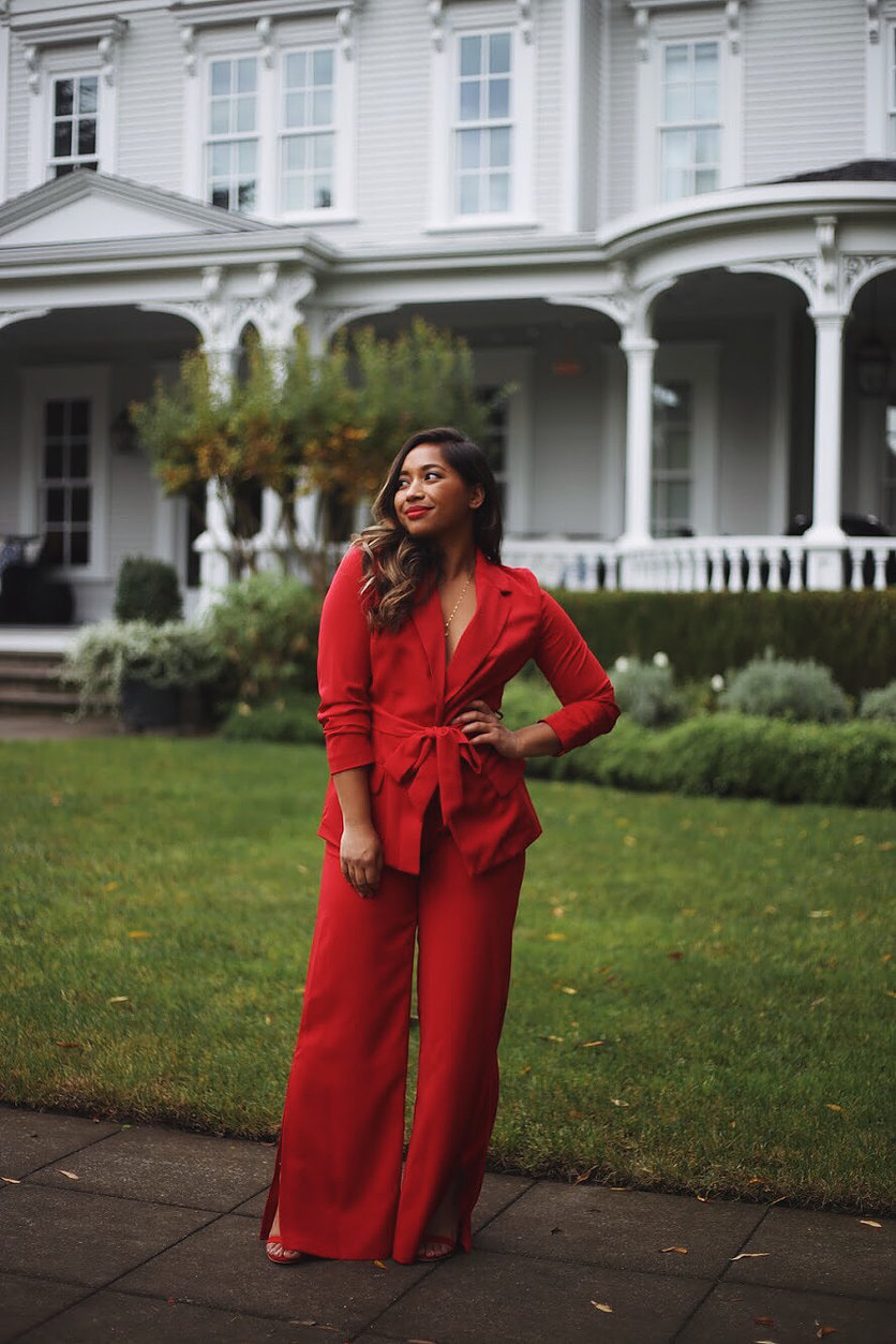 pantsuit for christmas party