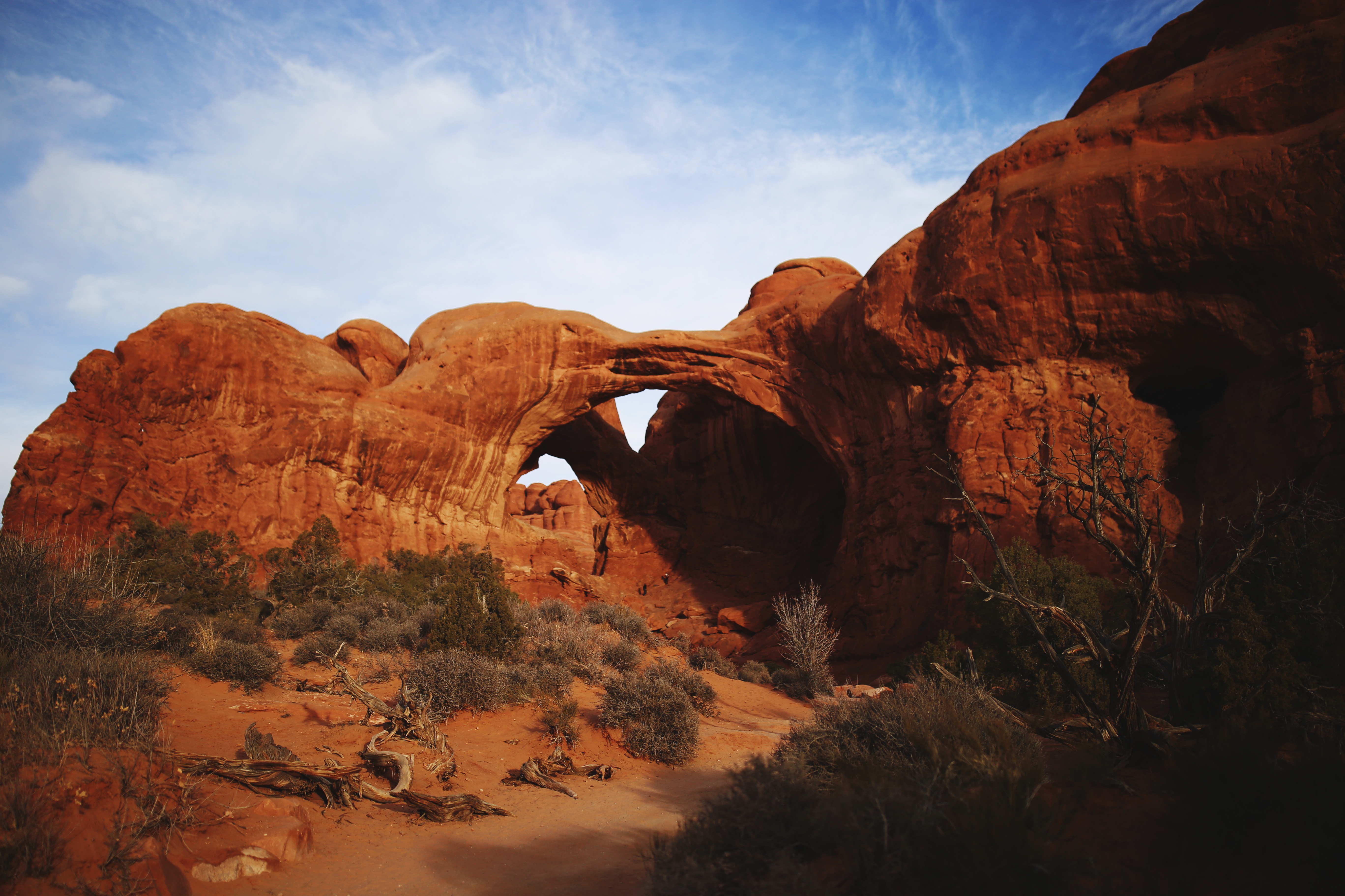 Double Arch, moab utah, girl hiking, great outdoors, red rocks