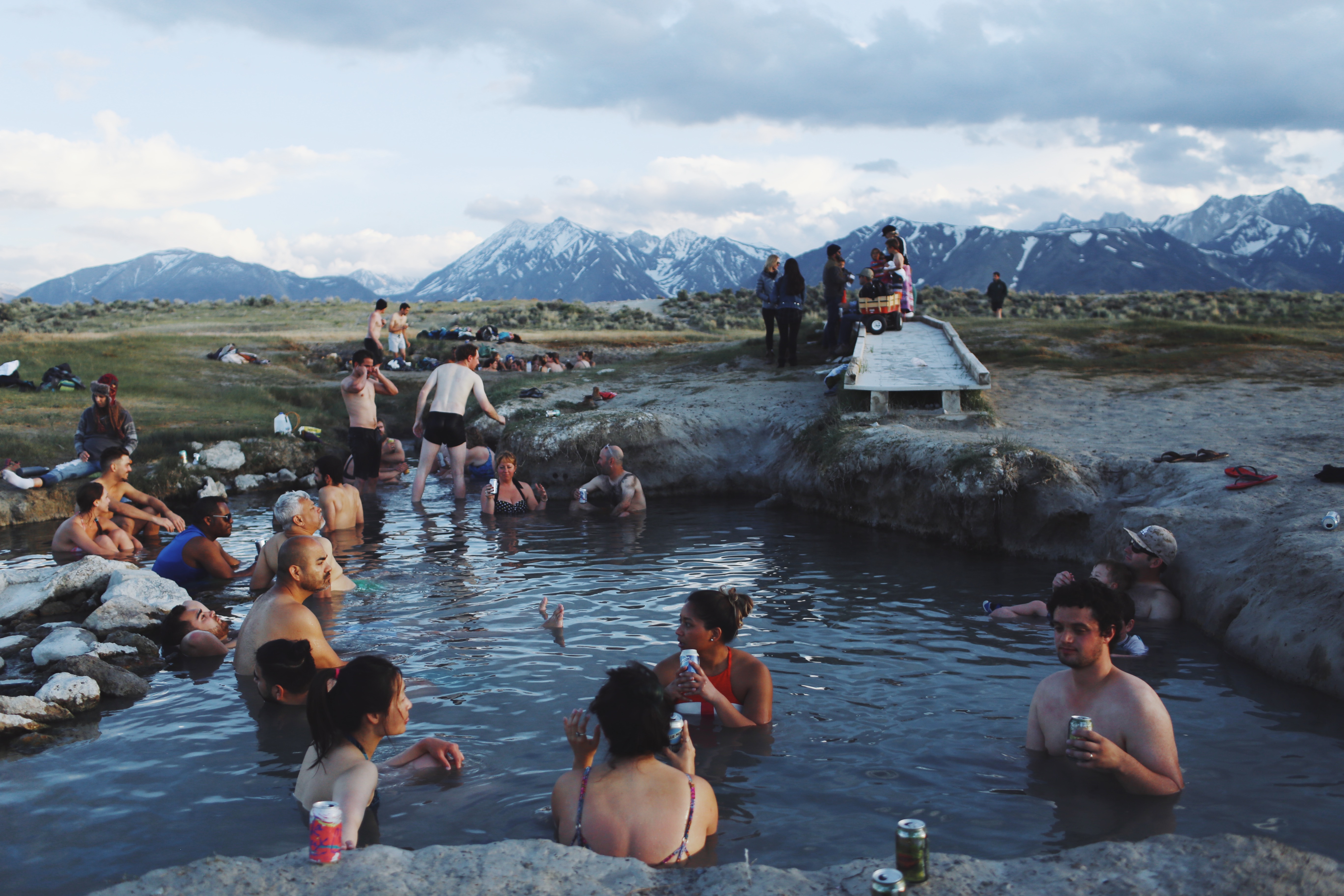 hot springs mammoth outdoors getaway vacation