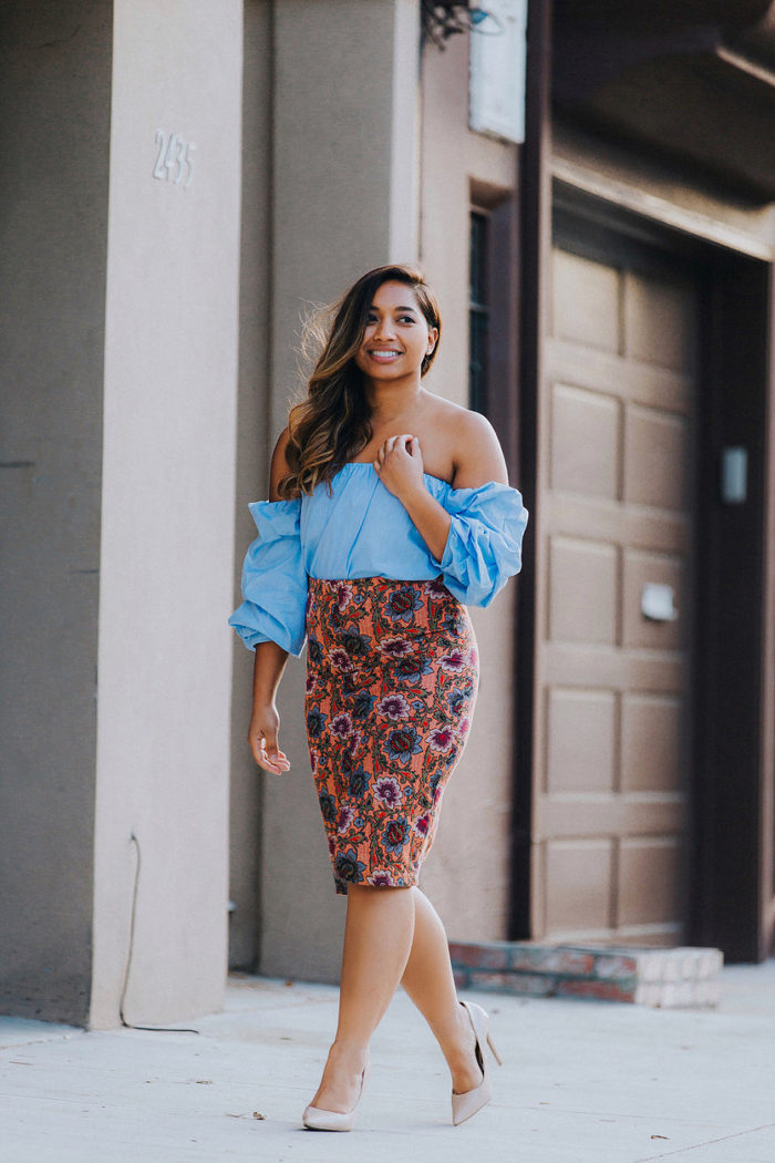 Break Out The Brocade: My Fall Transitional Outfit