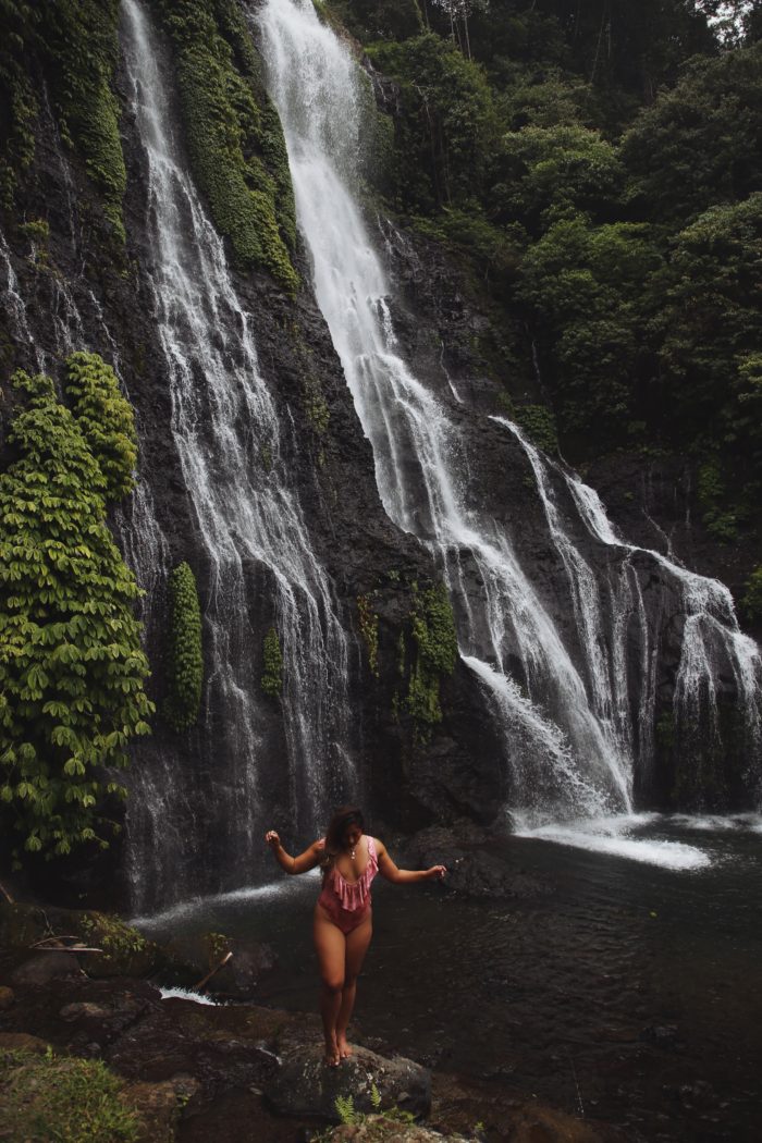 Banyumala Twin Waterfalls in Bali, Indonesia